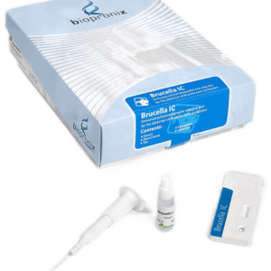immagine descrittiva kit brucella trasparente test rapidi