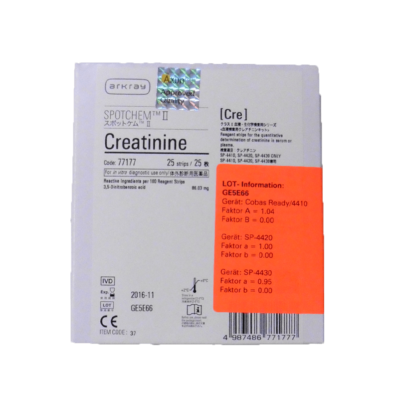 Immagine descrittiva kit spotchem creatinina