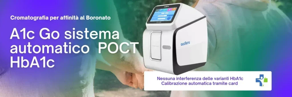 immagine descrittiva slide hba1c. Analizzatore hba1c