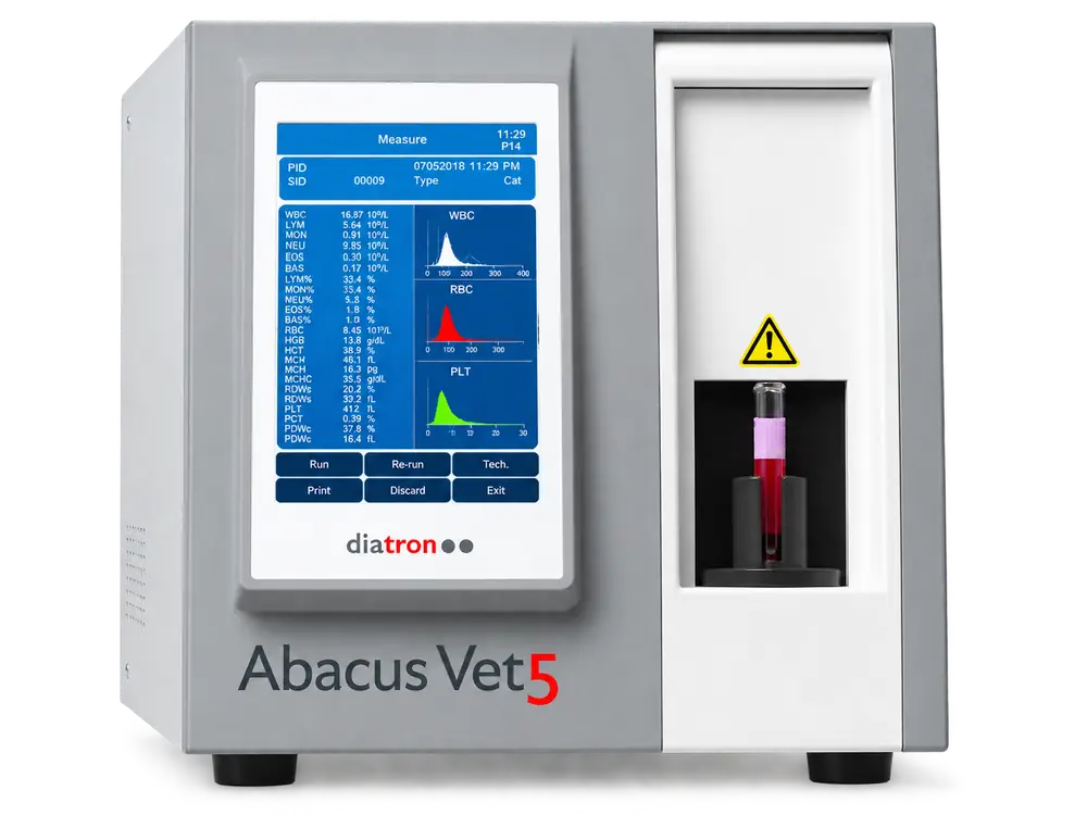 Diatron Abacus Vet5 contaglobuli veterinario
