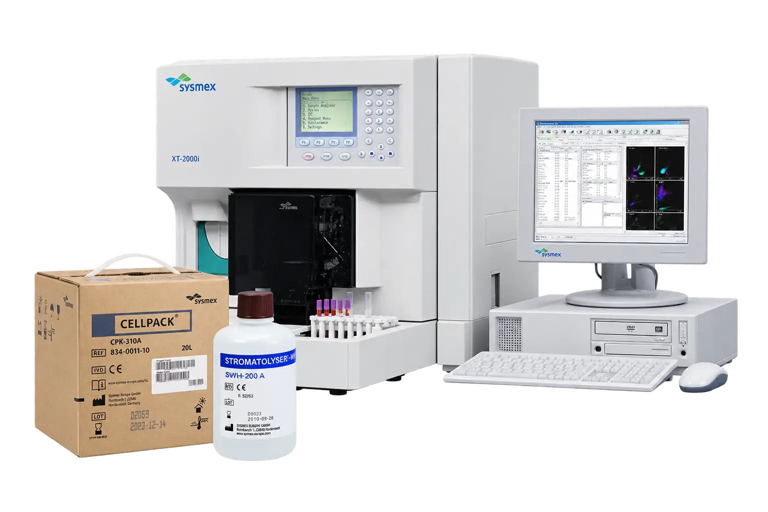 Reagenti analizzatori Sysmex XT XE originali e compatibili per analizzatori ematologici Sysmex